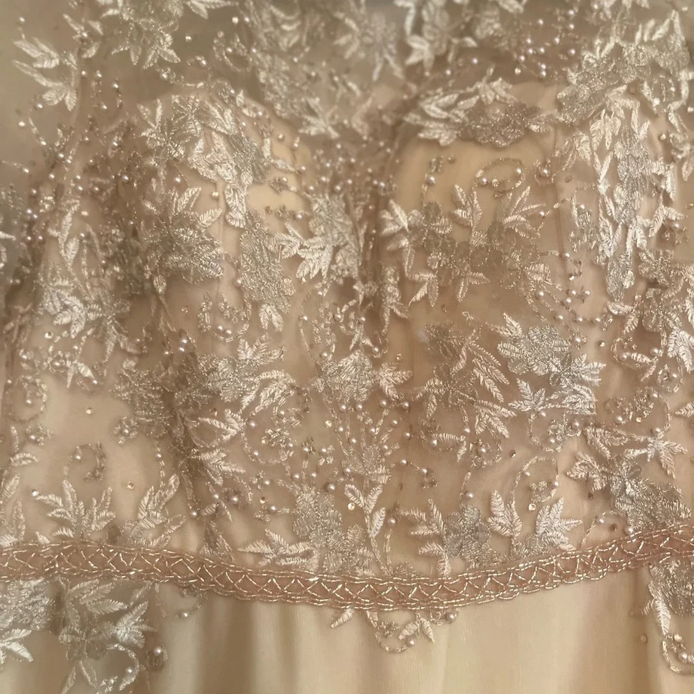 Gorgeous champagne mother-of-the-bride dress - Picture 4 of 7